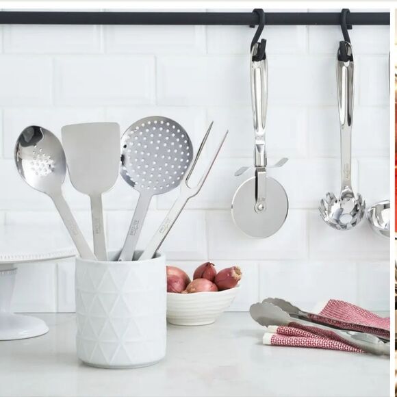 All-Clad Stainless Steel Slotted Spoon - Picture 2 of 9